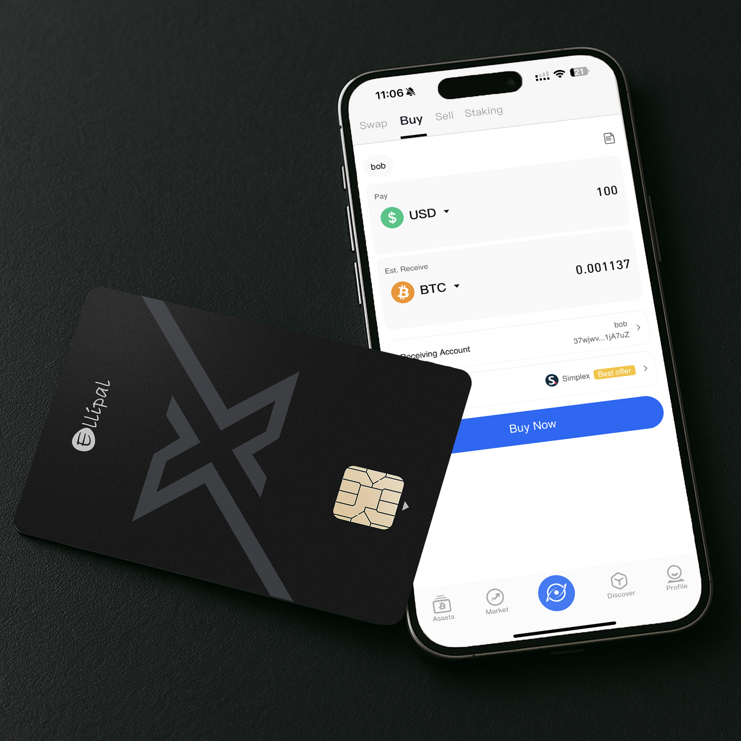 ELLIPAL X Card Cold Wallet inkl. X Starter