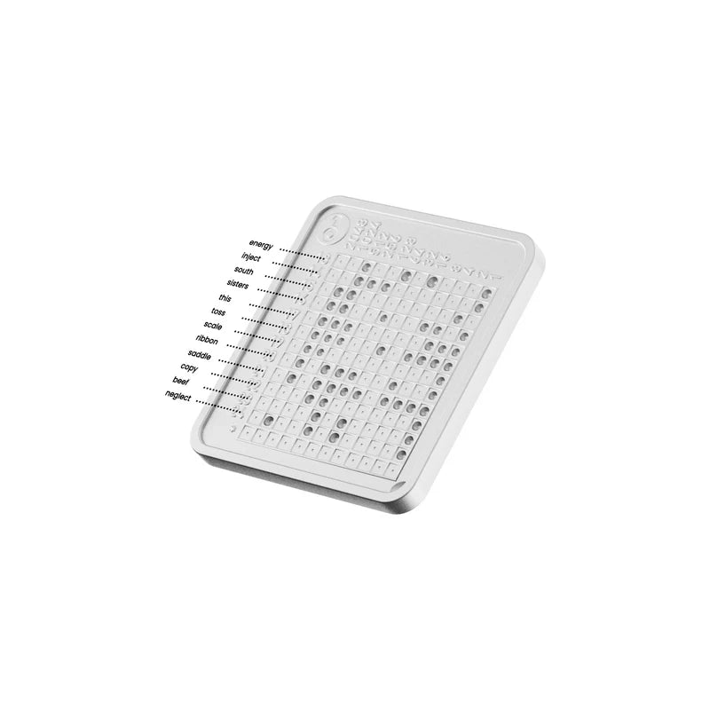 Krypto-Seed-Sicherung | Titanium-Sicherheitsphrase | VAULTERY